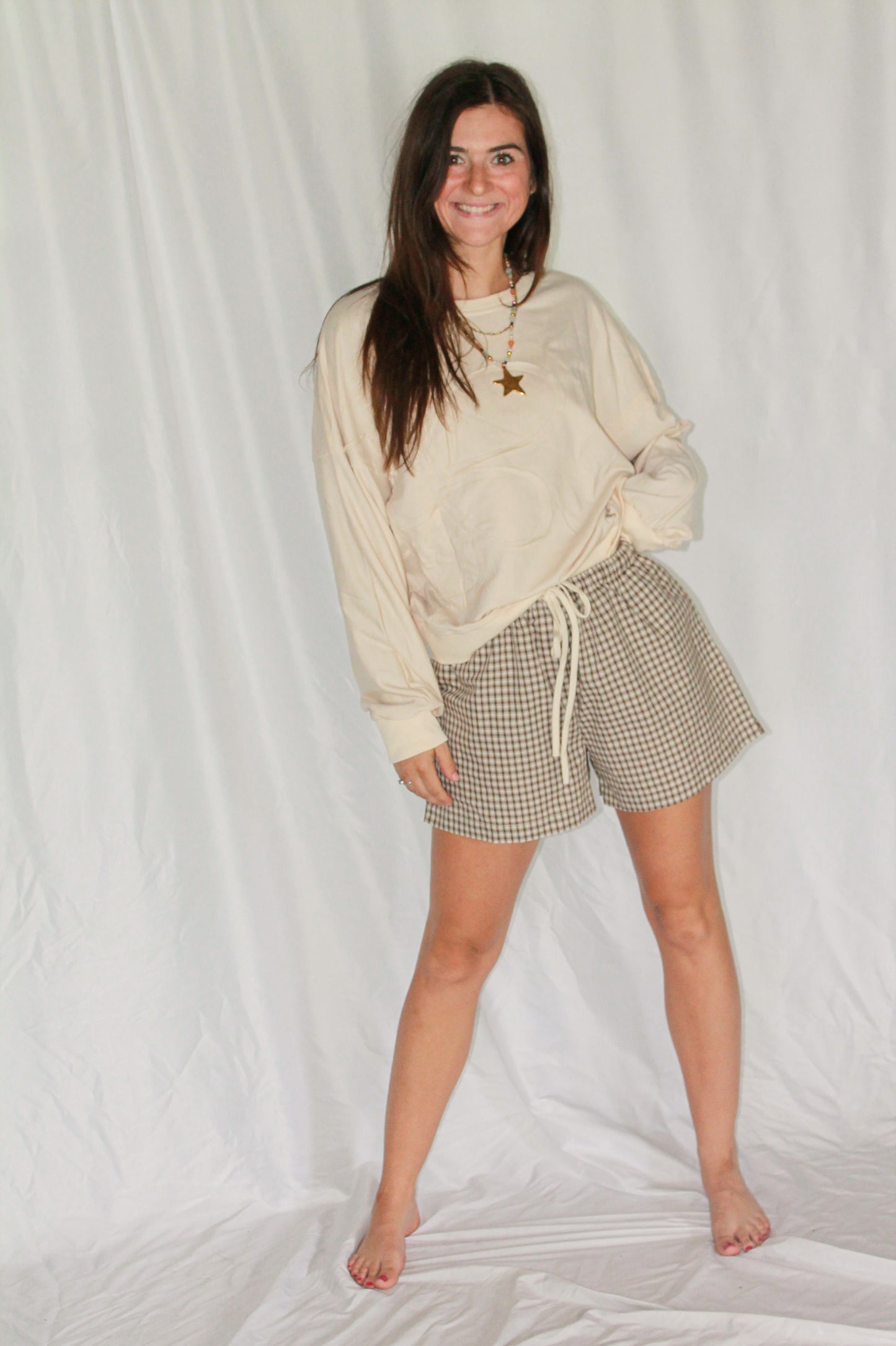 The Roam Free Gingham Shorts