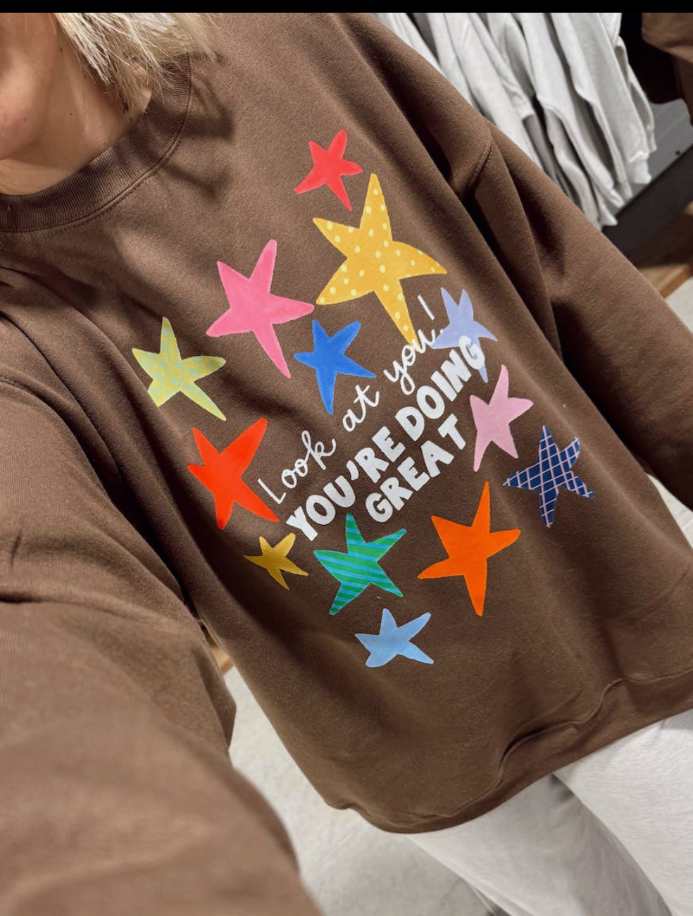 You’re doing Great Crewneck Sweatshirt