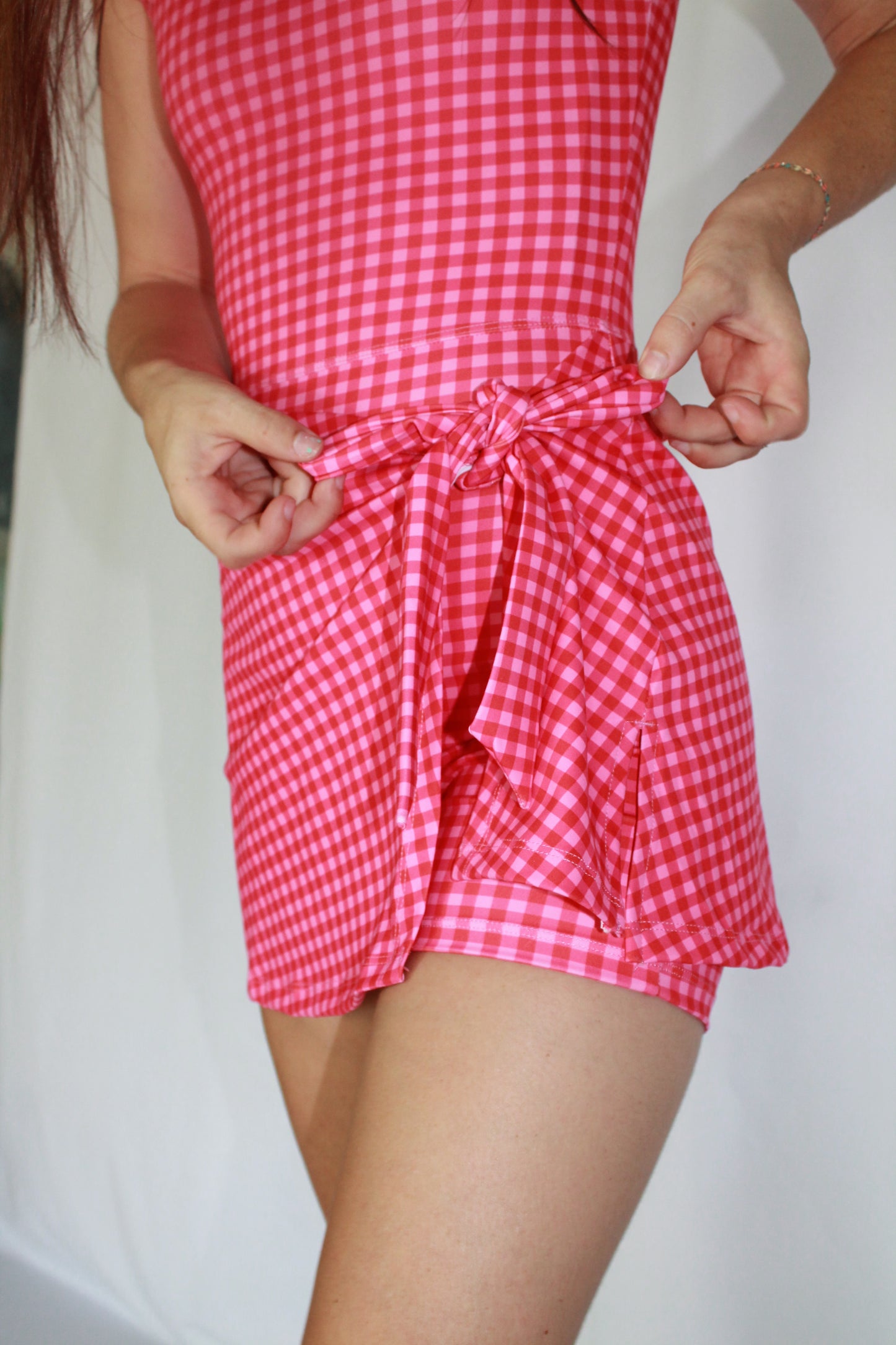 The Poppy Gingham Mini Dress