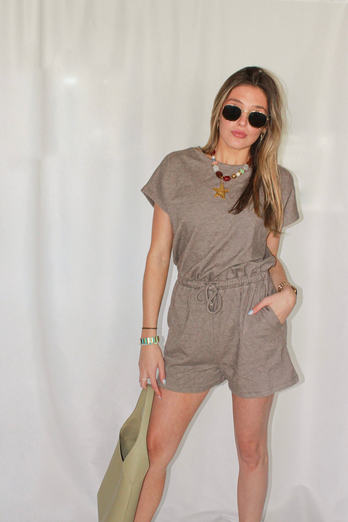 Coffee Run Romper
