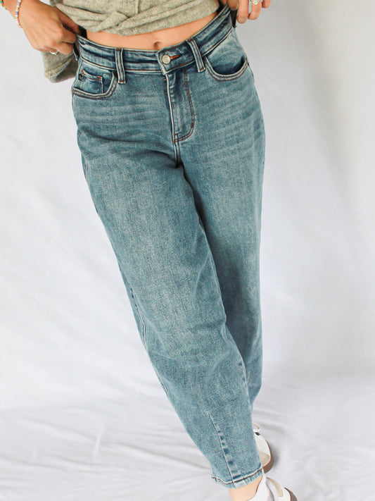 The Mama Movement Barrel Jean