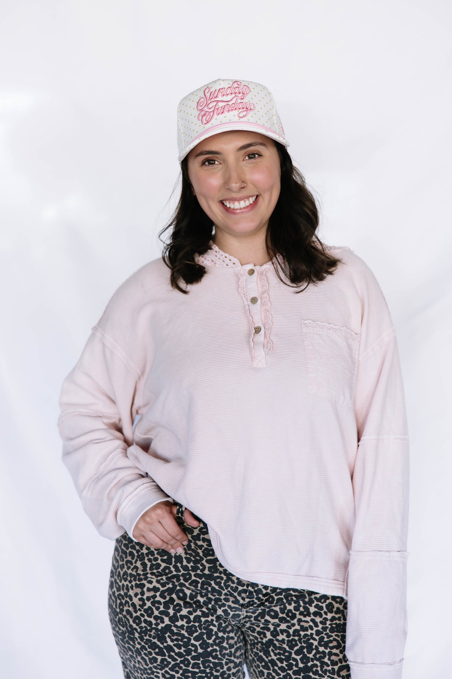 Pretty in Pink Pullover