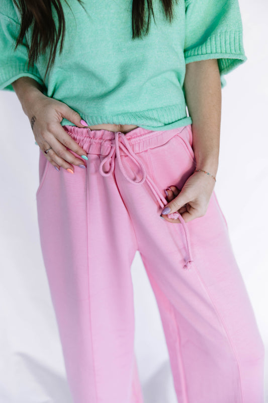 The "Pink" Years Wide Leg Pants