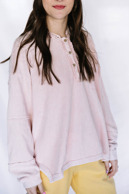 Pretty in Pink Pullover