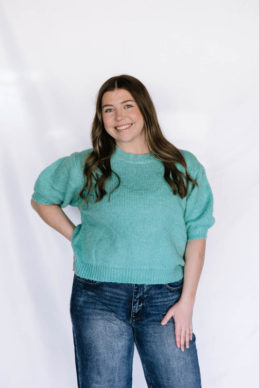 Midday Puff Knit Top
