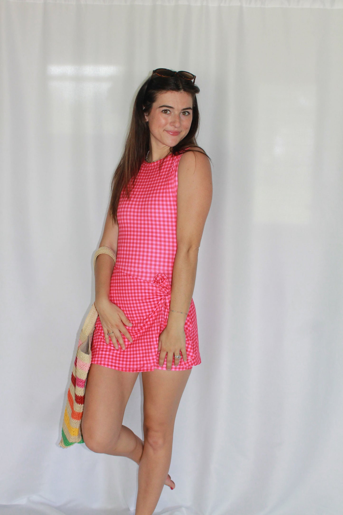 The Poppy Gingham Mini Dress