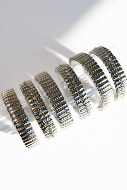 The Luxe Link Bracelet - Tiny Mixed Metals: GOLD