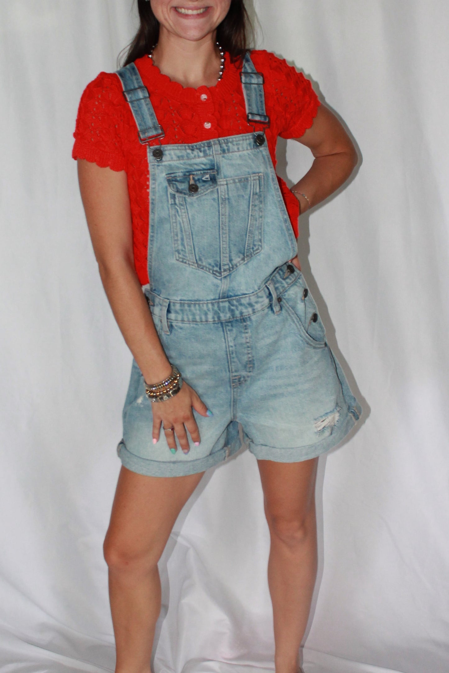 Independence Cuffed Overalls