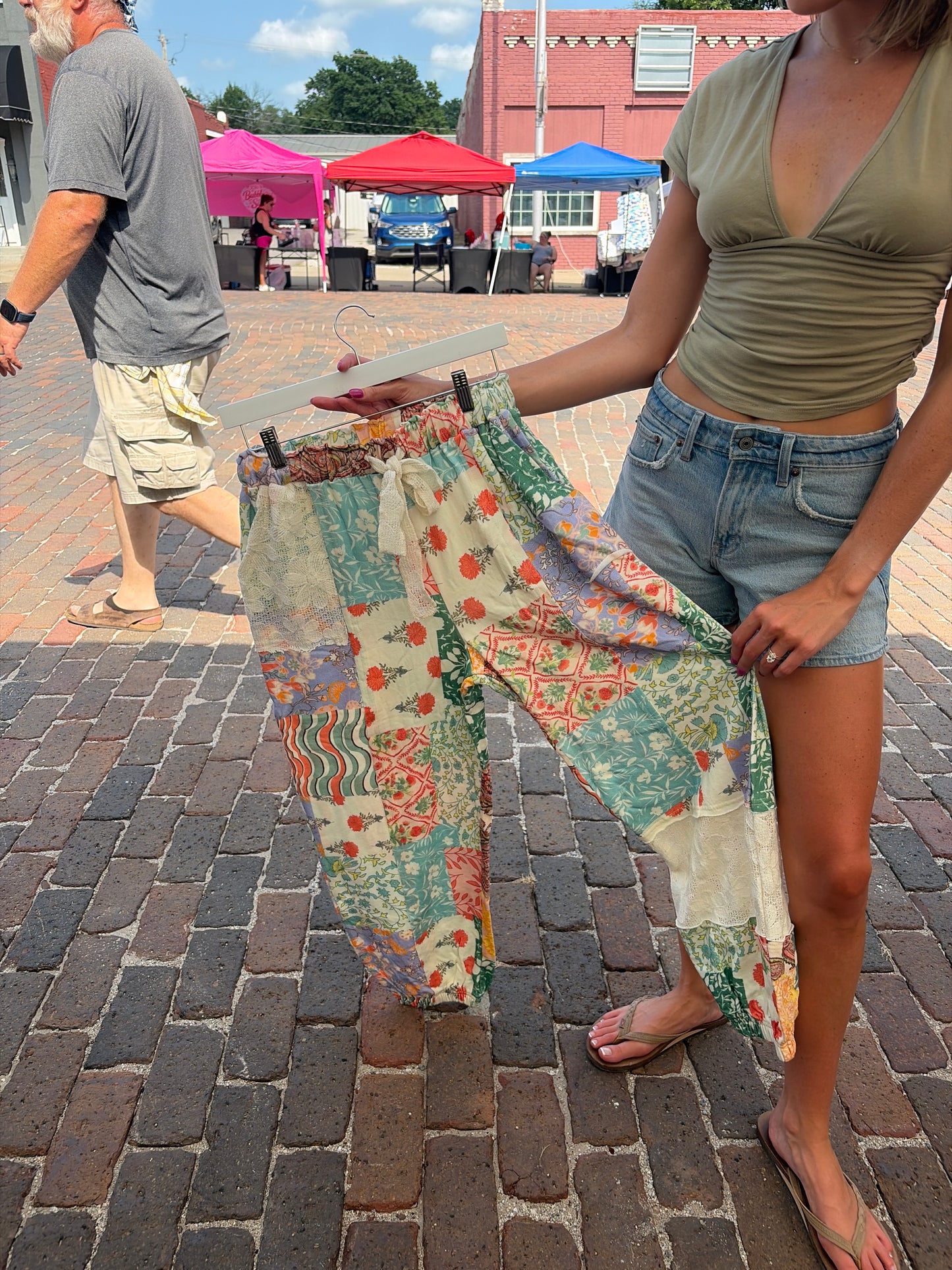 Patchwork Pants