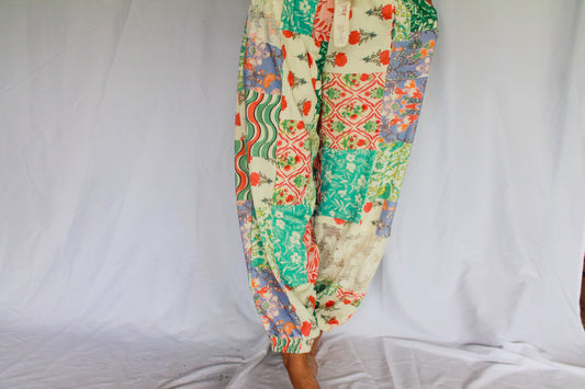 Artwork Patchwork Pants